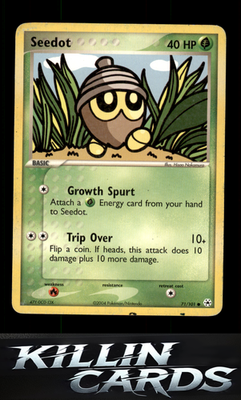 Seedot 71/101 Pokemon Common Hidden Legends Card LP