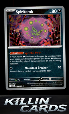 Reverse Holofoil Spiritomb - 087/132 087/132 Pokemon Uncommon ME01: Mega Evoluti