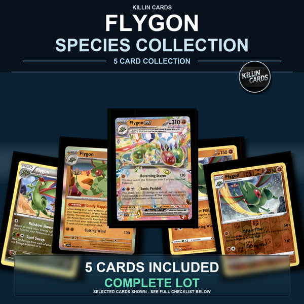 Pokemon TCG Flygon Species Collection 5 Different Cards