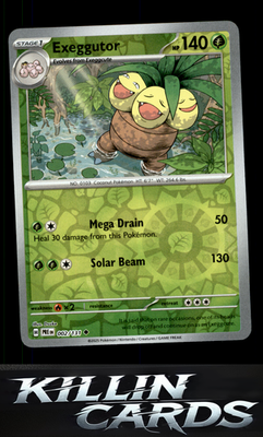 Reverse Holofoil Exeggutor 002/131 Pokemon Uncommon SV: Prismatic Evolutions Car
