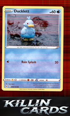 Ducklett 046/196 Pokemon Common SWSH11: Lost Origin Card NM
