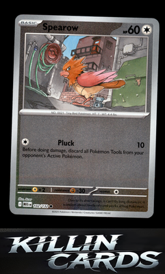 Reverse Holofoil Spearow - 102/132 102/132 Pokemon Common ME01: Mega Evolution C