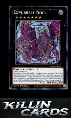 Expurrely Noir amde-en018 YuGiOh Super Rare Amazing Defenders Card