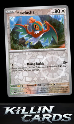 Reverse Holofoil Hawlucha 089/131 Pokemon Uncommon SV: Prismatic Evolutions Card