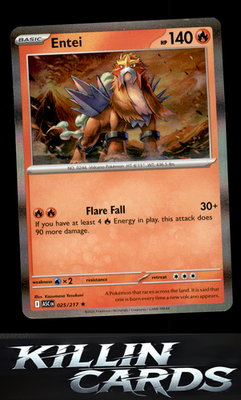 Entei 025/217 Pokemon Rare ME: Ascended Heroes Card NM