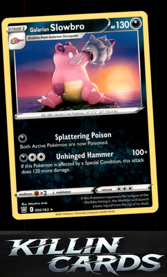 Galarian Slowbro 092/163 Pokemon Rare SWSH05: Battle Styles Card NM