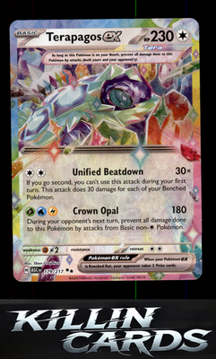 Terapagos ex 179/217 Pokemon Double Rare ME: Ascended Heroes Card NM