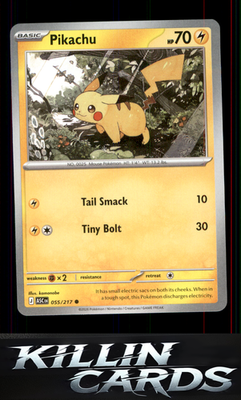 Pikachu 055/217 Pokemon Common ME: Ascended Heroes Card NM