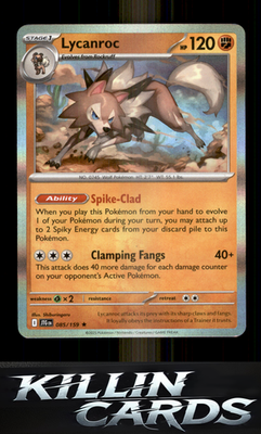 Lycanroc - 085/159 085/159 Pokemon Rare SV09: Journey Together Card NM