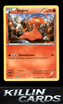 Slugma 20/146 Pokemon Common XY Base Set Card NM