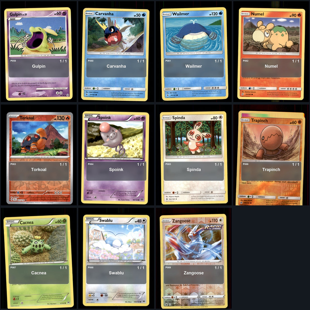Pokemon TCG Generation 3 Pokemon Pokedex Set 132 Cards Collection