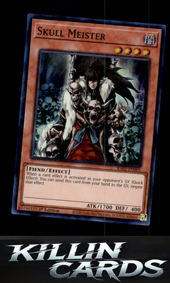 1st Edition Skull Meister (Platinum Secret Rare) RA02-EN005 YuGiOh Platinum Secr
