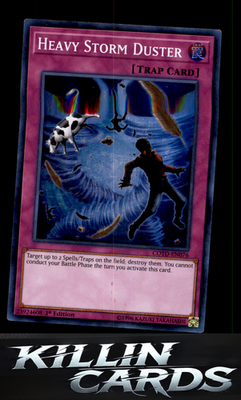 1st Edition Heavy Storm Duster COTD-EN076 YuGiOh Super Rare Code of the Duelist
