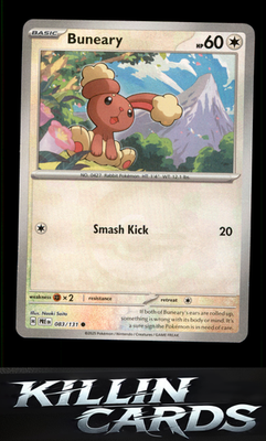 Buneary (Poke Ball Pattern) 083/131 Pokemon Common SV: Prismatic Evolutions Card