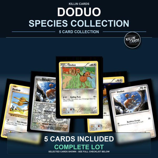 Pokemon TCG Doduo Species Collection 5 Different Cards