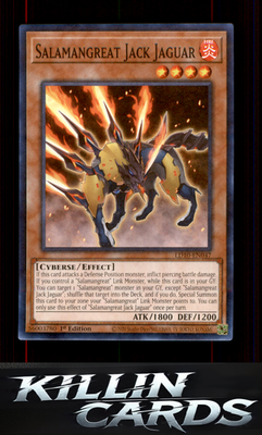 1st Edition Salamangreat Jack Jaguar LD10-EN047 YuGiOh Common Legendary Duelists