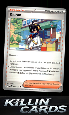 Kieran - 113/131 113/131 Pokemon Uncommon SV: Prismatic Evolutions Card NM