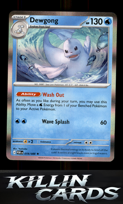 Dewgong 019/088 Pokemon Rare ME03: Perfect Order Card NM