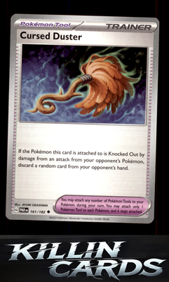 Cursed Duster 161/182 Pokemon Uncommon SV04: Paradox Rift Card NM