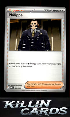 Philippe - 079/086 079/086 Pokemon Uncommon ME04: Chaos Rising Card NM