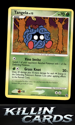 Tangela 87/106 Pokemon Common Great Encounters Card LP