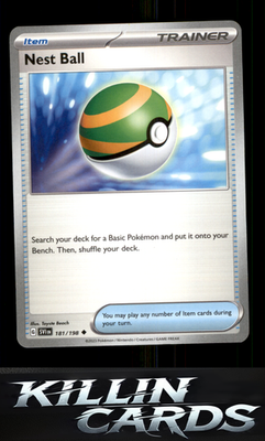 Nest Ball - 181/198 181/198 Pokemon Uncommon SV01: Scarlet & Violet Base Set Car