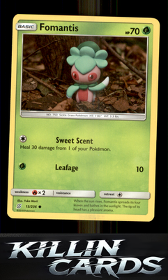 Fomantis 15/236 Pokemon Common SM - Unified Minds Card NM