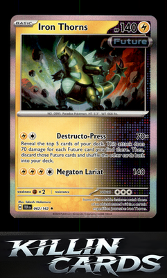 Iron Thorns 062/162 Pokemon Rare SV05: Temporal Forces Card NM