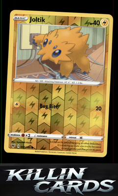 Reverse Holofoil Joltik 055/185 Pokemon Common SWSH04: Vivid Voltage Card NM