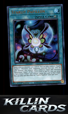 1st Edition Starlit Papillon BLMR-EN095 YuGiOh Ultra Rare Battles of Legend: Mon