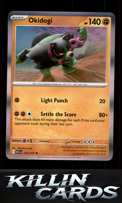Okidogi 122/217 Pokemon Rare ME: Ascended Heroes Card NM