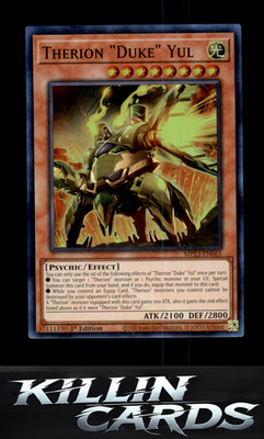 1st Edition Therion "Duke" Yul MP23-EN061 YuGiOh Super Rare 25th Anniversary Tin