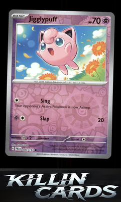 Reverse Holofoil Jigglypuff 083/193 Pokemon Common SV02: Paldea Evolved Card NM