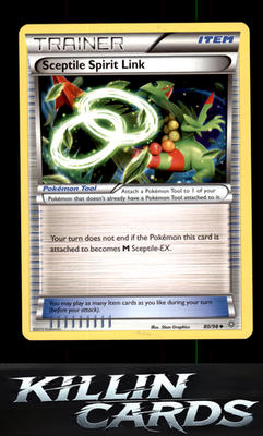 Sceptile Spirit Link 80/98 Pokemon Uncommon XY - Ancient Origins Card LP