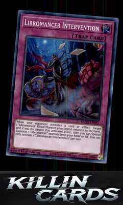 1st Edition Libromancer Intervention BACH-EN091 YuGiOh Super Rare Battle of Chao