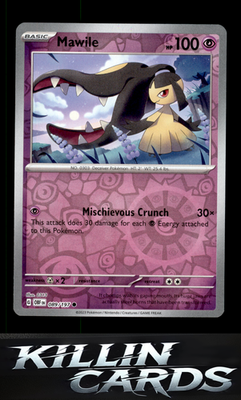Reverse Holofoil Mawile - 089/197 089/197 Pokemon Common SV03: Obsidian Flames C
