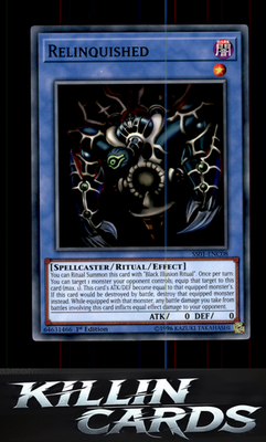 1st Edition Relinquished SS01-ENC08 YuGiOh Common Speed Duel Decks: Destiny Mast