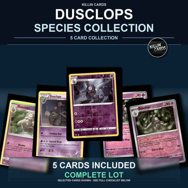 Pokemon TCG Dusclops Species Collection 5 Different Cards