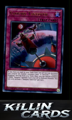 1st Edition Vampire Takeover GFP2-EN168 YuGiOh Ultra Rare Ghosts From the Past:
