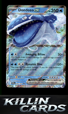 Dondozo ex - 066/182 066/182 Pokemon Double Rare SV10: Destined Rivals Card NM