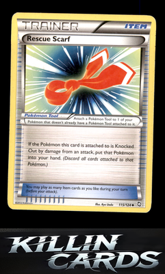 Rescue Scarf 115/124 Pokemon Uncommon Dragons Exalted Card NM