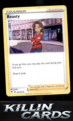 Beauty 148/185 Pokemon Uncommon SWSH04: Vivid Voltage Card NM