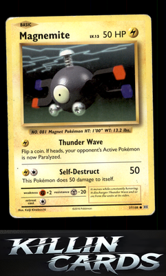 Magnemite 37/108 Pokemon Common XY - Evolutions Card LP