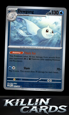Reverse Holofoil Dewgong - 022/094 022/094 Pokemon Common ME02: Phantasmal Flame