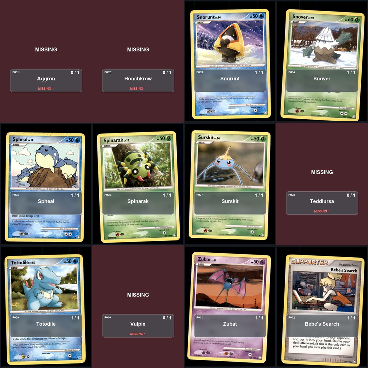 Pokemon TCG Mysterious Treasures C/UC/R Standard Set 54 Cards