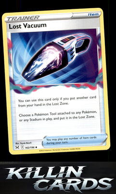 Lost Vacuum 162/196 Pokemon Uncommon SWSH11: Lost Origin Card NM