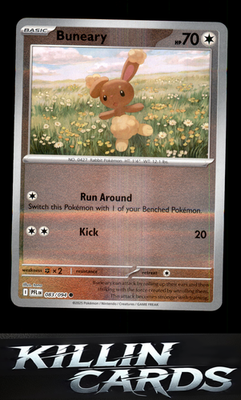 Reverse Holofoil Buneary 083/094 Pokemon Common ME02: Phantasmal Flames Card NM