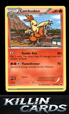 Combusken 16/108 Pokemon Uncommon Dark Explorers Card NM