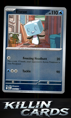 Reverse Holofoil Eiscue 044/132 Pokemon Common ME01: Mega Evolution Card NM