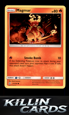 Magmar 21/236 Pokemon Common SM - Unified Minds Card LP